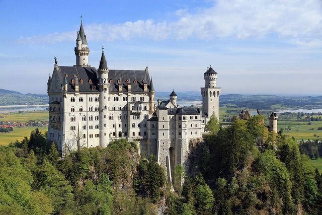 Marienbrücke’den Neuschwanstein Şatosu
